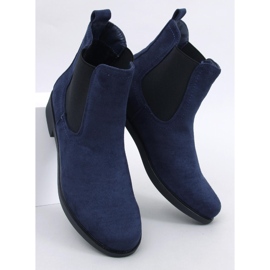 Botas Chelsea de ante con goma Terra Navy azul 1