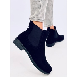 Botas Chelsea de ante con goma Terra Black negro 5