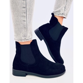 Botas Chelsea de ante con goma Terra Black negro 4
