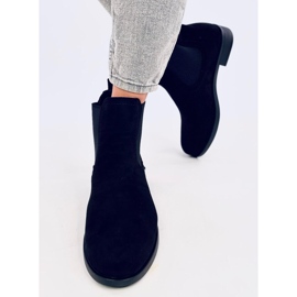 Botas Chelsea de ante con goma Terra Black negro 2