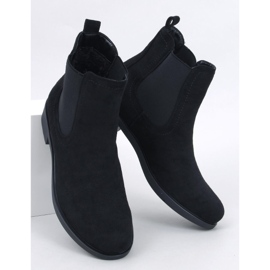Botas Chelsea de ante con goma Terra Black negro 1