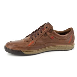 KOMODO Zapatos hombre piel Casual 932K marrón 1