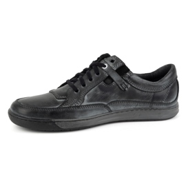 KOMODO Zapatos de piel para hombre Casual 932K, gris 1