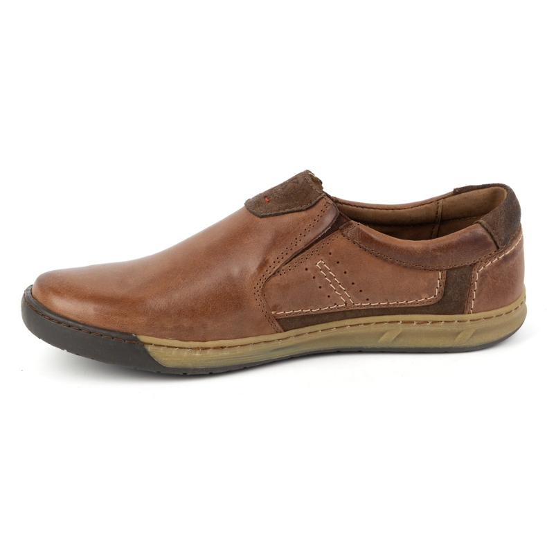 KOMODO Zapatos slip-on hombre piel 934K marrón 1