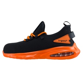 Zapatos de trabajo URGENT 229/S1 Sr con puntera de metal negro 2