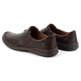 Olivier Zapatos slip-on hombre piel 790MP marrón 4