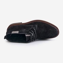Botas con cordones para hombre de ante Big Star OO174146 Negro 2