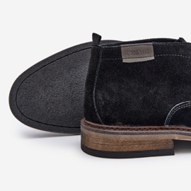 Botas con cordones para hombre de ante Big Star OO174146 Negro 3