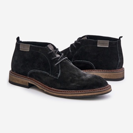 Botas con cordones para hombre de ante Big Star OO174146 Negro 4