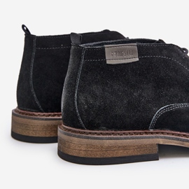 Botas con cordones para hombre de ante Big Star OO174146 Negro 5