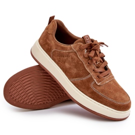 Zapatillas Hombre Plataforma Ante Big Star OO174014 Marrón 8