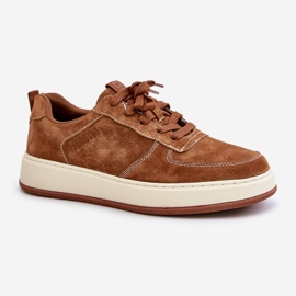 Zapatillas Hombre Plataforma Ante Big Star OO174014 Marrón 7