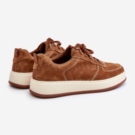 Zapatillas Hombre Plataforma Ante Big Star OO174014 Marrón 2