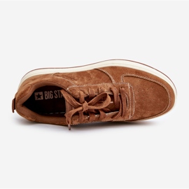 Zapatillas Hombre Plataforma Ante Big Star OO174014 Marrón 3