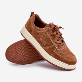 Zapatillas Hombre Plataforma Ante Big Star OO174014 Marrón 4