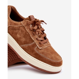 Zapatillas Hombre Plataforma Ante Big Star OO174014 Marrón 5