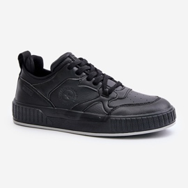 Zapatillas Hombre Piel Ecológica Big Star OO174004 Negro 6