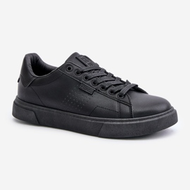 Zapatillas de Hombre Fabricadas en Piel Ecológica Big Star OO174117 Negro 6
