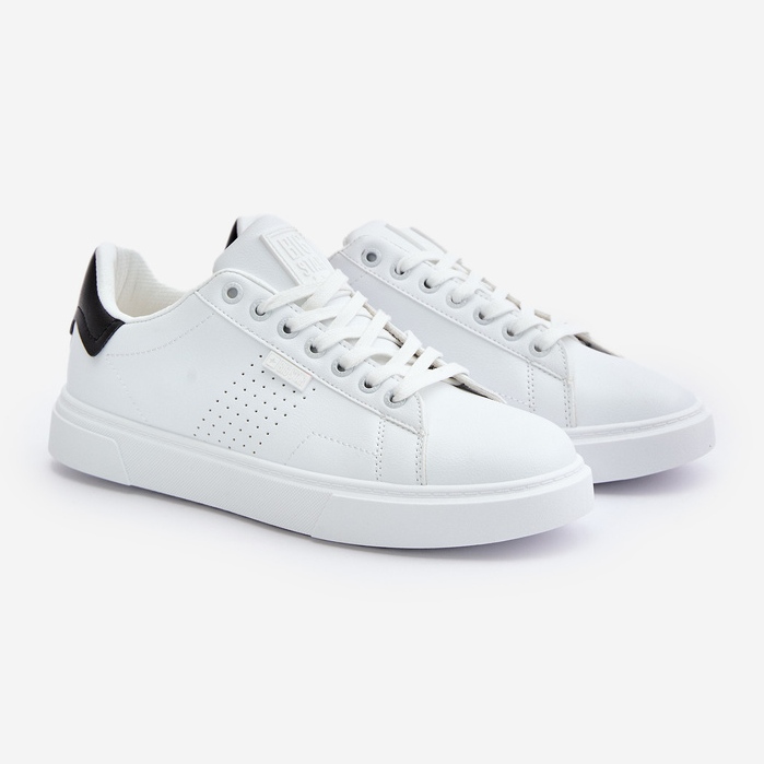 Zapatillas de Hombre Fabricadas en Piel Ecológica Big Star OO174115 Blanco 1