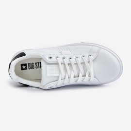 Zapatillas de Hombre Fabricadas en Piel Ecológica Big Star OO174115 Blanco 2