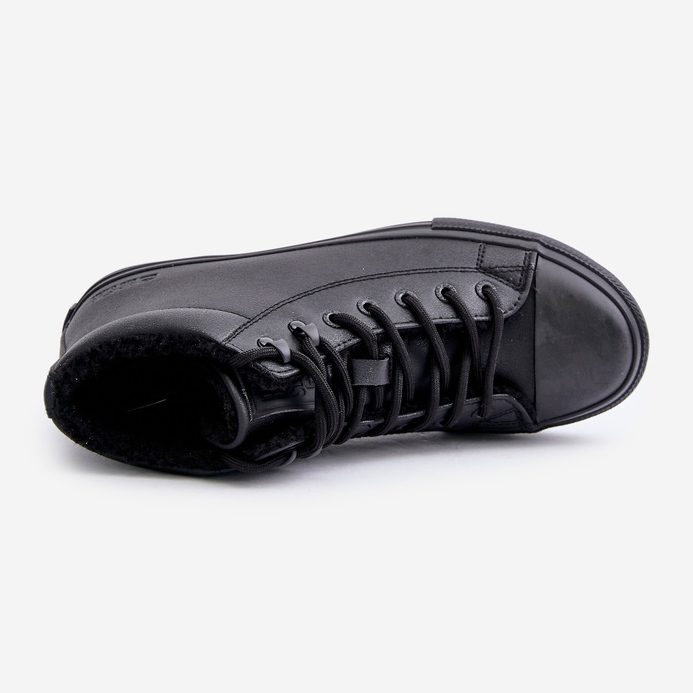 Zapatillas de hombre con aislamiento en piel ecológica Big Star OO174607 Negro 2