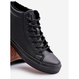 Zapatillas de hombre con aislamiento en piel ecológica Big Star OO174607 Negro 4
