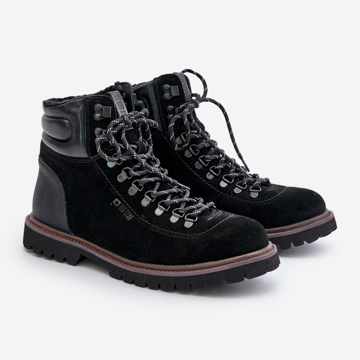 Botas de hombre con aislamiento de ante Big Star OO174643 Hi-Poly System Negro 1