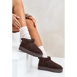 Botas de Nieve Mujer Ante Plataforma Marrón Nereviana 7