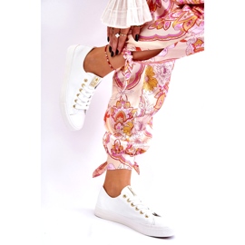 News Deportivas Clásicas de Mujer Ecoma Blanca y Dorada blanco 2