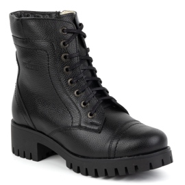 Olivier Botas de mujer de piel, aislantes, 272BB, flor negra negro 2