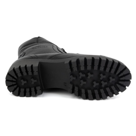 Olivier Botas de mujer de piel, aislantes, 272BB, flor negra negro 6