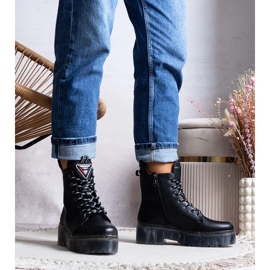 Botines Charlton de piel negros 4