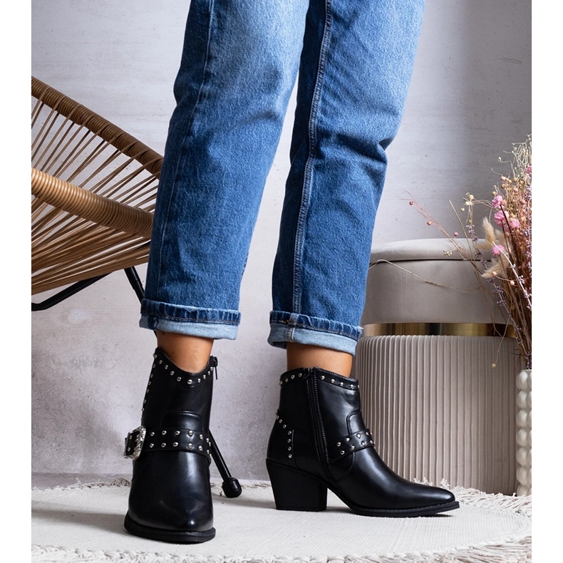 Botas camperas Zoila negras negro 1