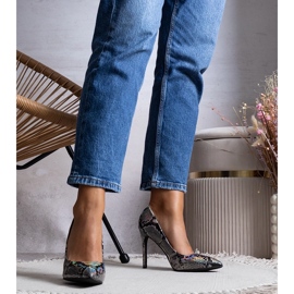 Ella tacones lacados plata 5