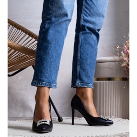 Tacones Tyson negros brillantes 2