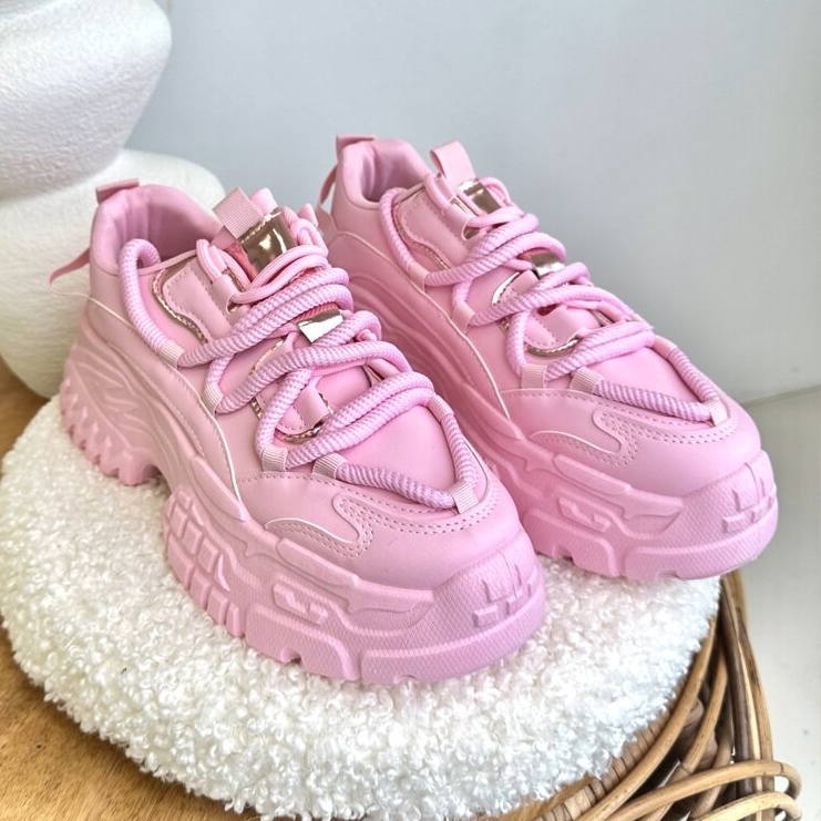 Seastar Zapatillas Deportivas De Mujer Con Suela Gruesa, Rosa rosado 1