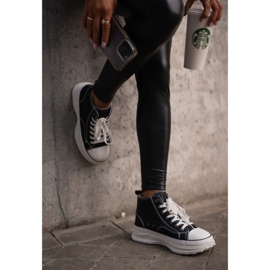 Zapatillas Mujer Plataforma Piel Ecológica Big Star OO274063 Negro 5