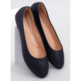 Bailarinas clásicas piel flor Musse Negro 1