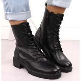 Botas de mujer negras ligeramente aislantes Vinceza 58422 negro 6