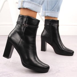 M. DASZYŃSKI Botines de mujer negros con aislamiento M.Daszyński AF125-22 5
