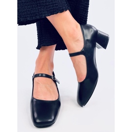 Mary Jane Kelsey Zapatos de tacón alto negros 4