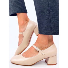 Mary Jane Kelsey Tacones beige 2