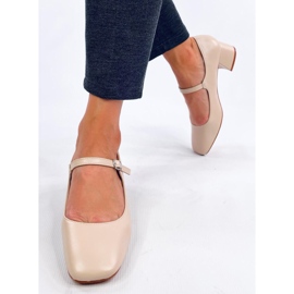 Mary Jane Kelsey Tacones beige 5