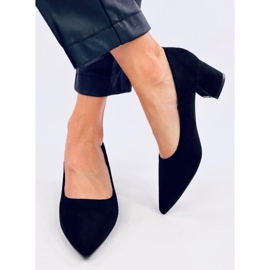 Zapatos de tacón bajo Farrin Black negro 2