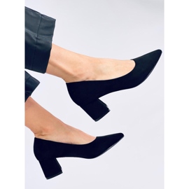 Zapatos de tacón bajo Farrin Black negro 3