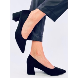 Zapatos de tacón bajo Farrin Black negro 4