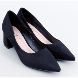 Zapatos de tacón bajo Farrin Black negro 1