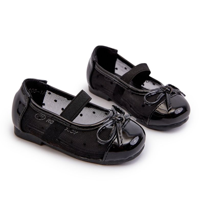 Bailarinas infantiles con lazo, Negro Jellema 4