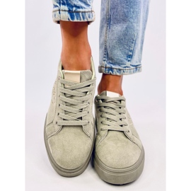 Zapatillas de mujer Akins Green pastel verde 5
