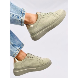 Zapatillas de mujer Akins Green pastel verde 2